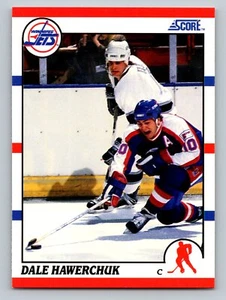 1990 Score American #50 Dale Hawerchuk Winnipeg Jets - Picture 1 of 2