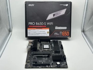 MSI PRO B650-S WIFI AM5 AMD DDR5 ATX Motherboard READ/FOR PARTS - Bild 1 von 9