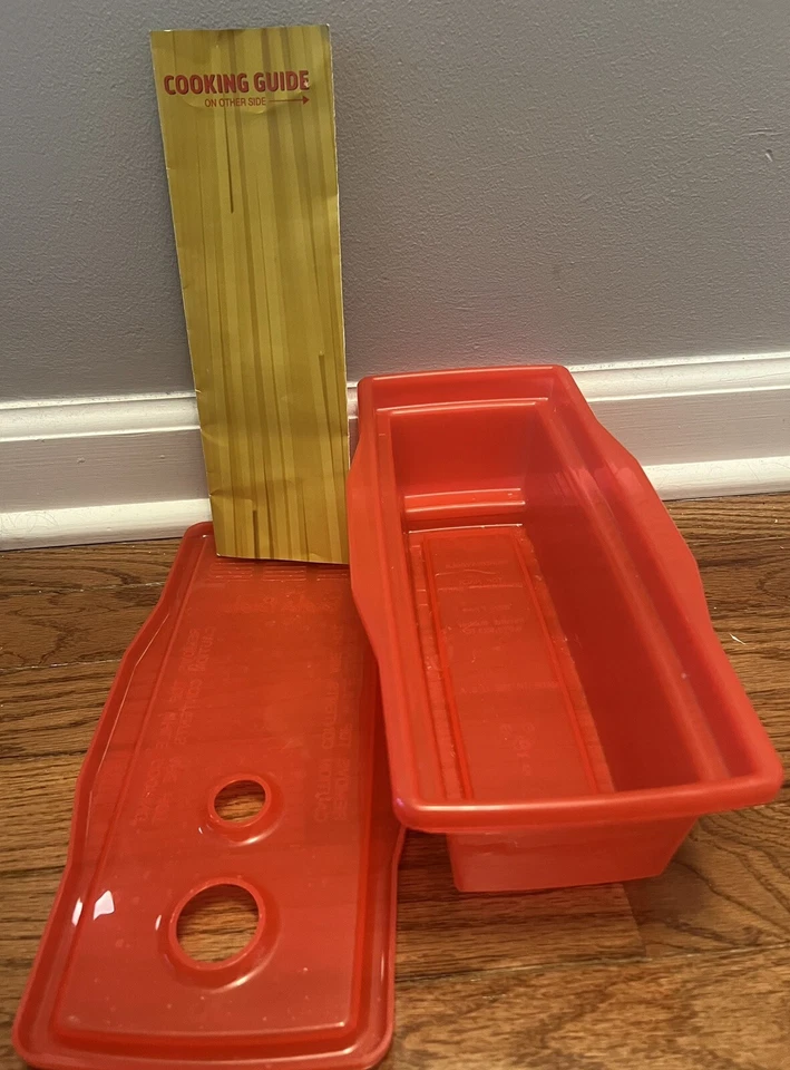 Fasta Pasta Microwave Cooker and Strainer Made in USA Dishwasher Safe Top Rack - Image 1 of 3