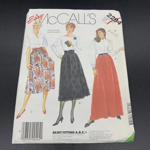 McCalls Easy Vintage Sewing Pattern #2294 Misses Skirt in Sizes 8 10 12 Uncut - Picture 1 of 3