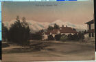 UPLAND, CALIFORNIE, carte postale colorée à la main 1905-15 comté de San Bernardino, RUE