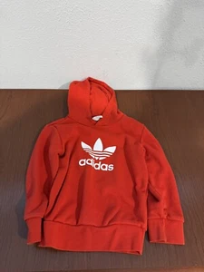 Adidas OG Unisex Toddler Hoodie - Red - Size 3T - Picture 1 of 4