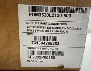 Schneider / APC PDM3520L2120-500 Power Distribution Module – Free 2nd Day Air - Picture 1 of 5