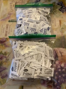 N’ Joy Iodized Salt & Black Pepper Packets (Total 500 Packets) - Picture 1 of 6