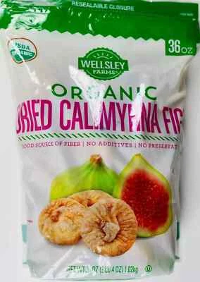 Wellsley Farms Organic Dried Calimyrna Figs 36 oz Free Shipping - Image 1 of 4