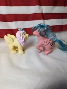 My Little Pony 1983 Glühwürmchen Pegasus & Mondträumer 1986 Roary Flying Lion - Bild 1 von 18