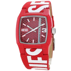 Reloj diésel todo género 36 mm cliffhanger con energía solar de tres manos rojo DZ2168 - Imagen 1 de 4