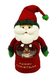 HAAC Singende Weihnachtsfigur Weihnachtsmann Led Schüttelkugel Farbwechsel 25 cm - Bild 1 von 11