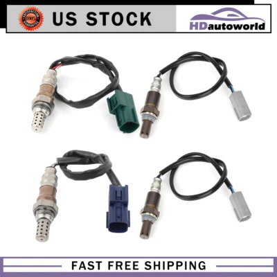 Sensor de oxígeno para Nissan Frontier 08-2010 relación A/F O2 02 4 piezas superior inferior Foto 1 de 4