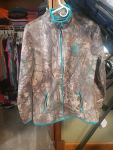 GIACCA IN PILE MIMETICA FULL ZIP DA DONNA DI: REAL TREE TAGLIA:4/6SMALL *CONDIZIONI PERFETTE* - Foto 1 di 7