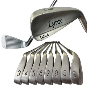 Lynx USA Iron Set 3-9-SW Regular Flex Stainless Steel Shafts Right Hand - Picture 1 of 7