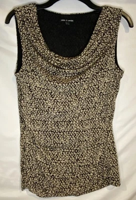 Cable & Gauge Top Mujer Talla Grande Blusa Sin Mangas Animal Like Estampado Elástico Foto 1 de 4