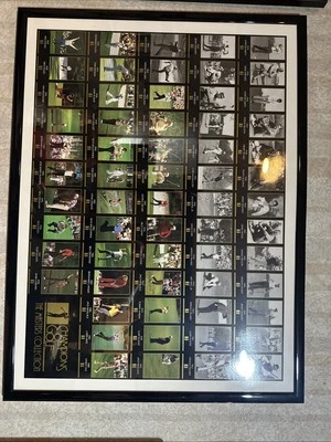 Champions of Golf Master Collection Framed Uncut Sheet Tiger Woods 1998. - Image 1 of 2