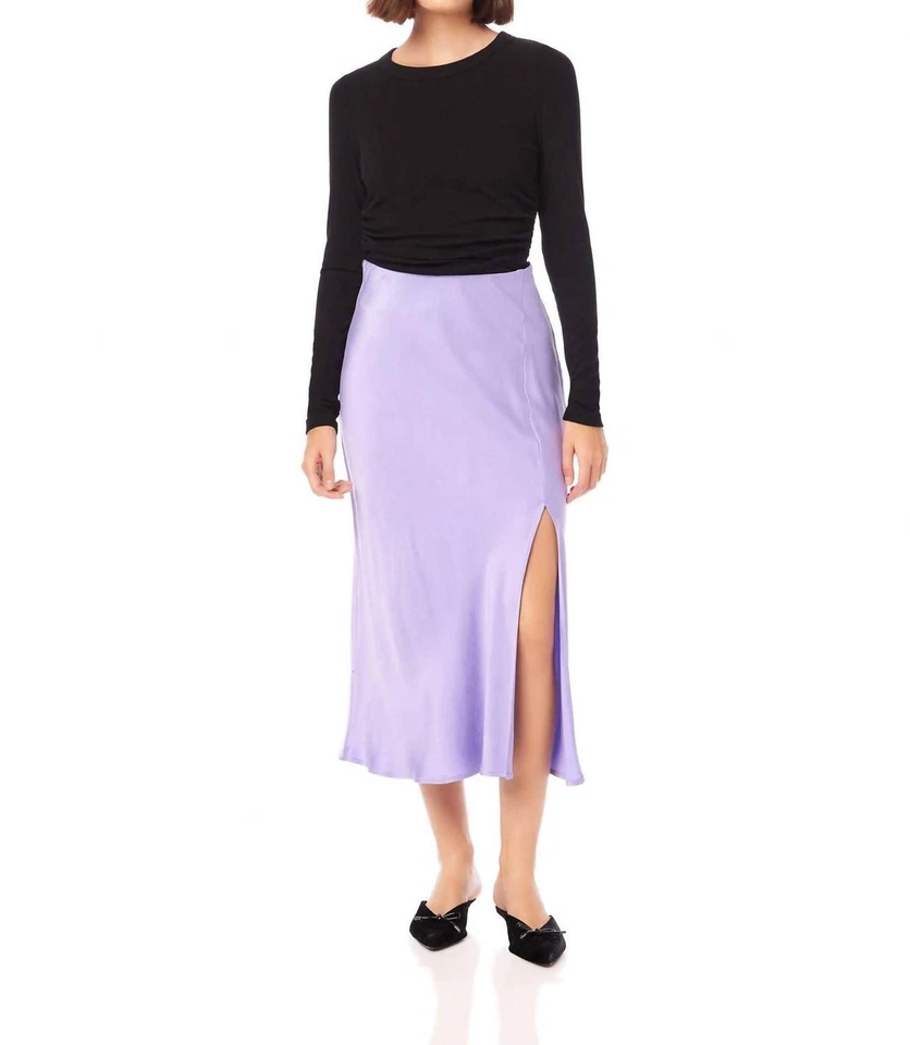 Falda midi Fifteen Twenty Brielle lila Foto 1 de 1