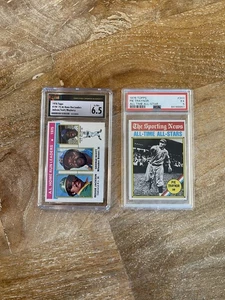 1976 Topps lot 2: All-Time All-Stars Pie Traynor PSA 5 +HRs Reggie Jackson CSG 6 - Picture 1 of 3