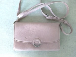 Wallet Purse On Strap 8" Universal Thread Blush Pink Faux Leather Crossbody Bag - Picture 1 of 18