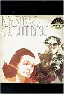 KAY STARR & COUNT BASIE VINYL  ALBUM GOLD STAR RECORDS - Picture 1 of 2