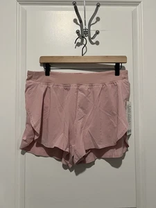 Lululemon Fast and Free High-Rise Classic-Fit Split Short 3" NWT $78 Pink Haze L - Picture 1 of 6