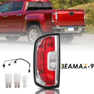 Luz trasera izquierda para GMC Canyon 2015-2022 lámpara de freno trasera con bombillas Foto 1 de 4