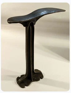Antiker Schuhamboss Schusterständer aus Gusseisen mit Schuhform, Größe 7 - Herstellungsjahr in USA - Bild 1 von 6