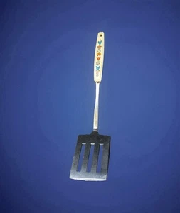 VtG Floral Friendship Slotted Spatula Turner 13" Retro Kitchen Utensil Rare - Bild 1 von 10