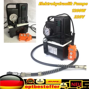 Bomba Electrohidráulica 230V Bomba Hidráulica Eléctrica 3L Depósito de Aceite 700bar - Imagen 1 de 12