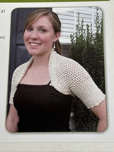 Madison Shrug Adult Size Crochet Pattern Cards Pages - Picture 1 of 3