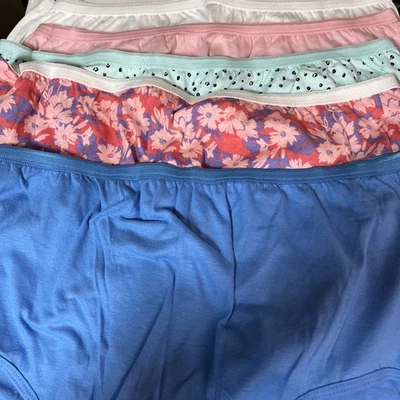 Just My Size Briefs 5 Pack Underwear JMS Cotton Tagless Assrted Colors sz 11 NEW - Image 1 of 4