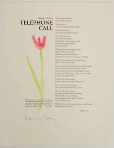 Maurice KENNY / APPEL TÉLÉPHONIQUE signé Broadside 1ère édition 1982 #136619 - Photo 1/1