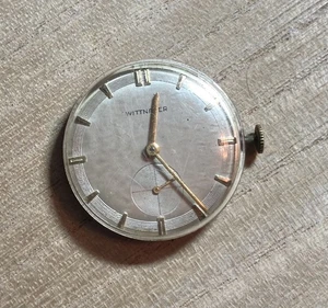 Vintage Wittnauer Manual Wind 76/1 Revue 17J Wrist Watch Movement No Back - Picture 1 of 12