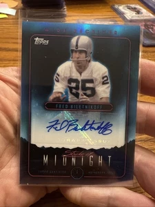 Autógrafos Topps Midnight - Stroke of Midnight 2024 Fred Biletnikoff #SMA-FB... - Imagen 1 de 6