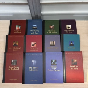 Agatha Christie Collection 45 Hardback Books Bundle Planet Three Publishing - Imagen 1 de 18