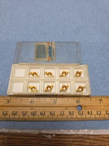 8 Seco 10ER.068FG GRADE CP30 Carbide Inserts NEW OPENED BOX - Picture 1 of 6