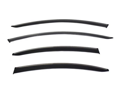 Viseras de ventana WELL para Volvo S60 T5 T6 T8 B4 B5 2019-2025 sedán moldura negra Foto 1 de 4