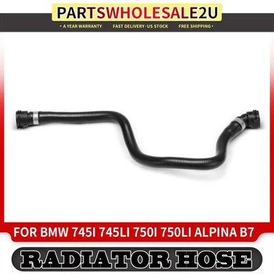 Manguera refrigerante radiador para BMW 745i 750Li Desde tubo de conexión hasta tanque de expansión Foto 1 de 4