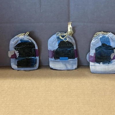 Lote De 3 Bolsas Coleccionables De Colección Usadas Genuinas Bull Durham Fumar Tabaco Foto 1 de 3