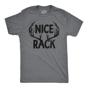 Bonita Camiseta Para Hombres Camiseta Estante Divertida Cazador de Ciervos Astas Broma Camiseta Para Chicos - Imagen 1 de 7