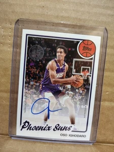 OSO IGHODARO 2025-26 TOPPS BASKETBALL 1980-81 TOPPS AUTOGRAMME AUTO Suns - Bild 1 von 3