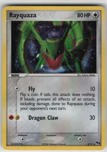 Pokemon TCG Rayquaza 003/017 POP Series 1 Rare card Holofoil LP - Picture 1 of 2