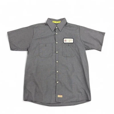 Camisa de trabajo vintage roja kap talla:L Foto 1 de 4