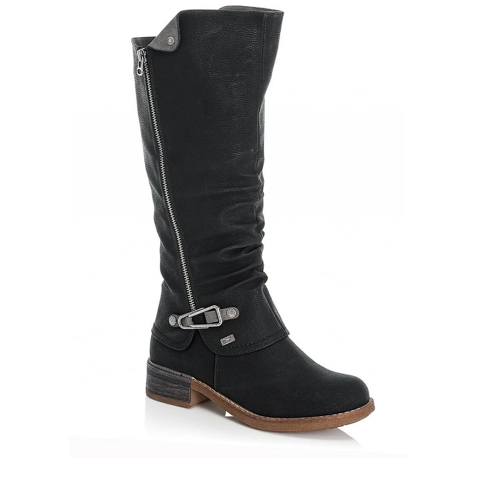 RIEKER Zip Up Long Boots