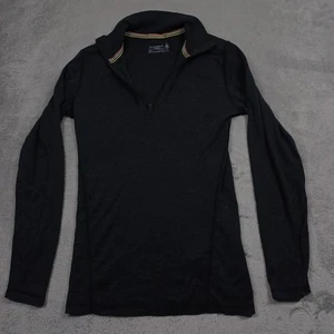 Smartwool Sweater Womens XS Gray 1/4 Zip Merino Wool Lightweight Outdoor - Picture 1 of 8