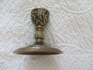 EDGAR BEREBI WINE STEMWARE Peridot Stem Wedding Short 2 ¾" discontinued Green - Picture 1 of 4