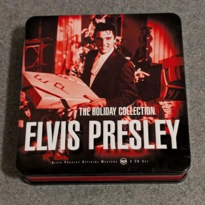 The Holiday Collection by Elvis Presley (3CD Box Set Collector Tin, 2007, Sony)  - Image 1 of 4