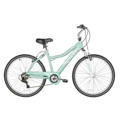 Bicicleta Confort Híbrida Avalon 26" Para Mujer, 7 Velocidades, Suspensión Completa, Verde Claro Foto 1 de 2