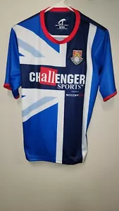 Mens Challenger Sports British Soccer Short Sleeve Futbol Jersey - Size Small - Picture 1 of 3