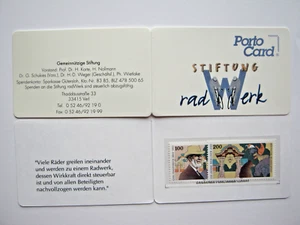 PORTOCARD, VORLÄUFER V2-4/2 (500)6/95 Stiftung Radwerk, Briefmarke postfrisch - Bild 1 von 1