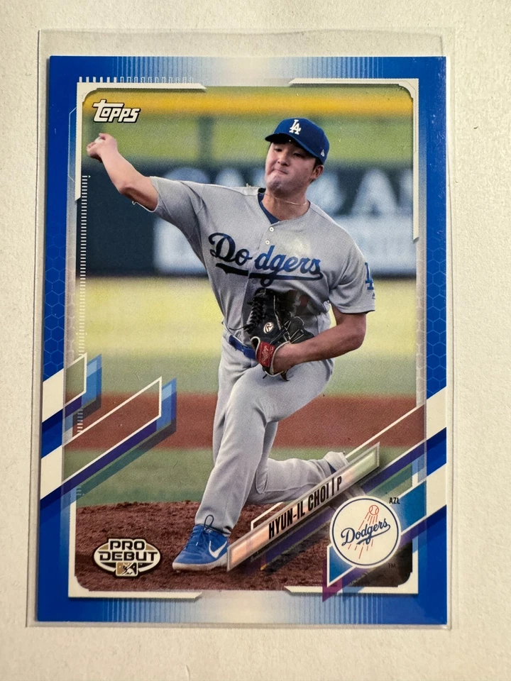 K166,146 - 2021 Topps Pro Debut Blue #PD27 Hyun-il Choi #/150 - Image 1 of 1