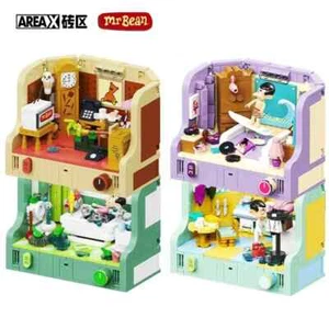 Anime Mr.Bean House Scene Series Building Block Creativity Classic Houses Bricks - Picture 1 of 10
