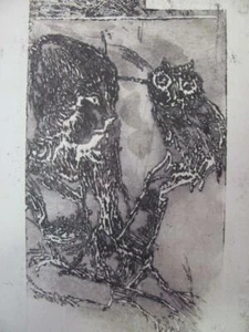 1930s ANTIQUE ORIGINAL STEEL NIB QUILL LITHOGRAPHIC PRINT - Picture 1 of 9
